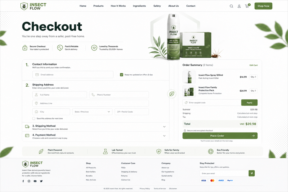 Checkout preview