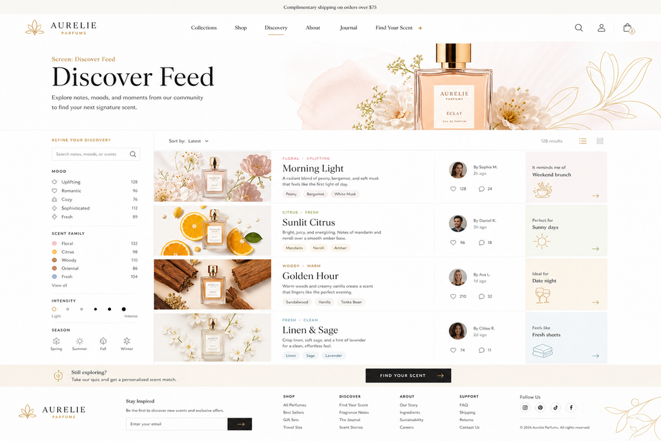 Discover Feed preview