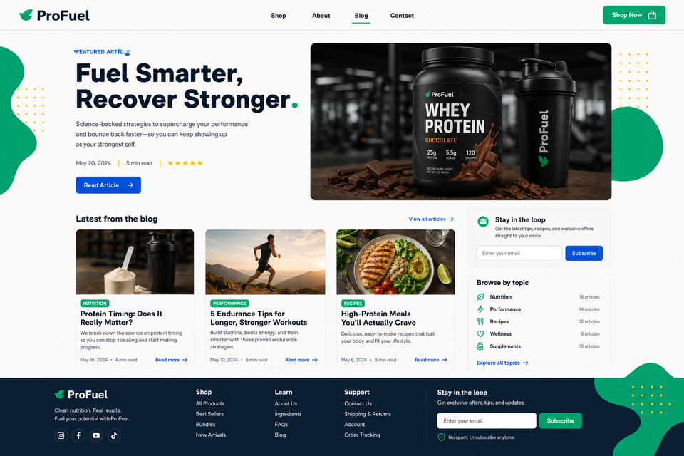 Blog preview
