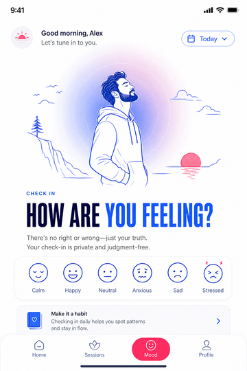 Mood Check-in preview