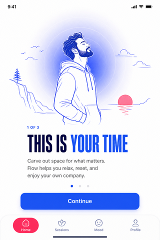 Men's Solo Wellness App screen 1
