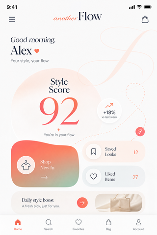 Clothing Ecommerce App Flow screen 4