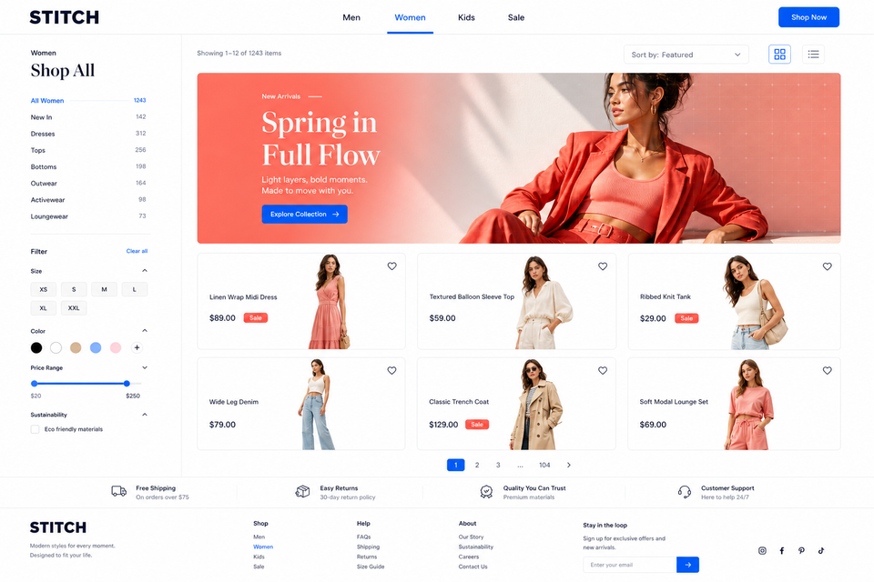 Women’s Catalog preview