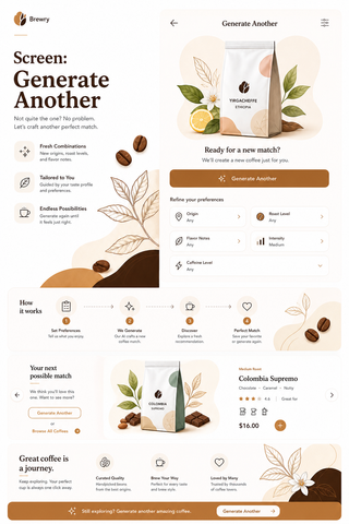 Artisan Coffee App screen 1